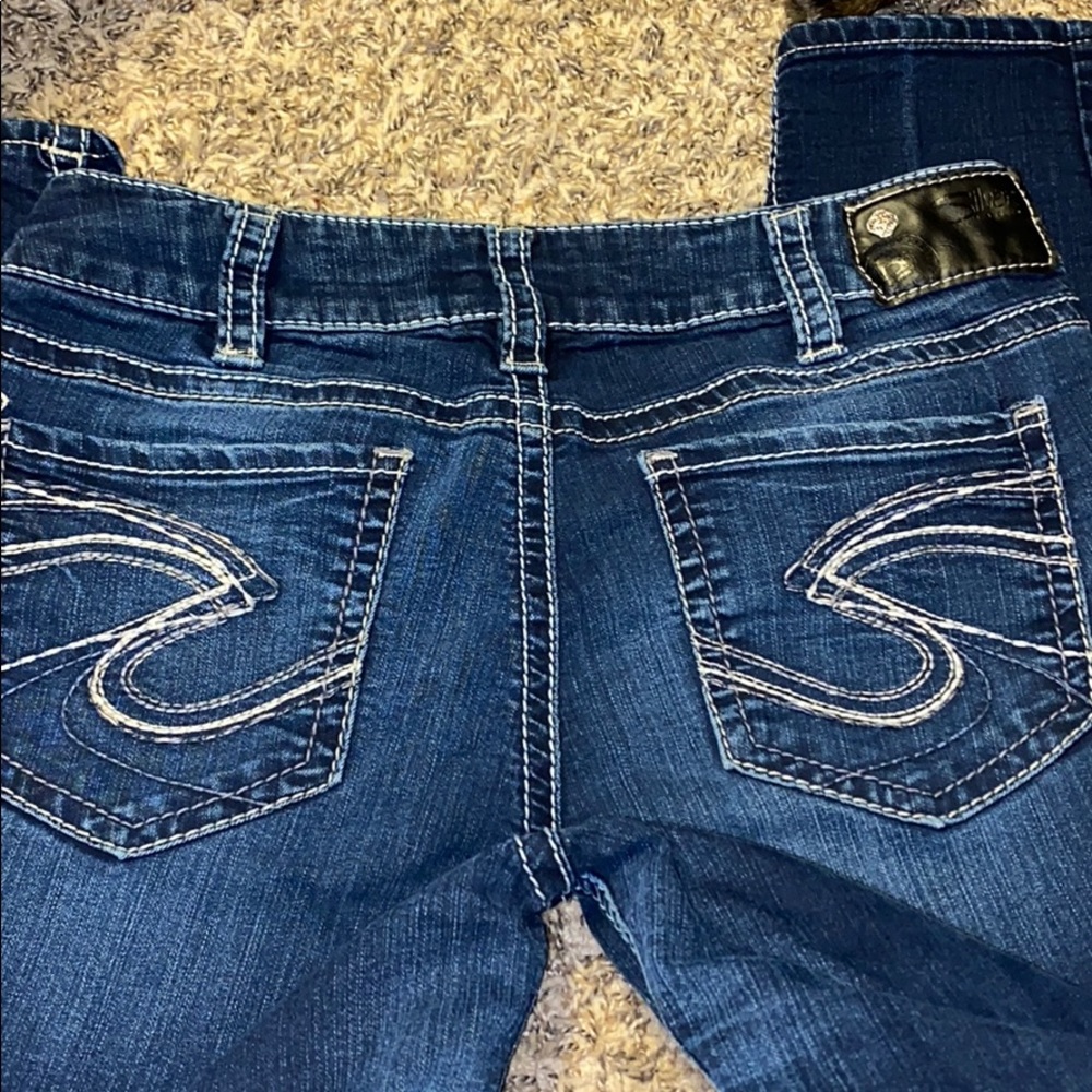 Silver jeans